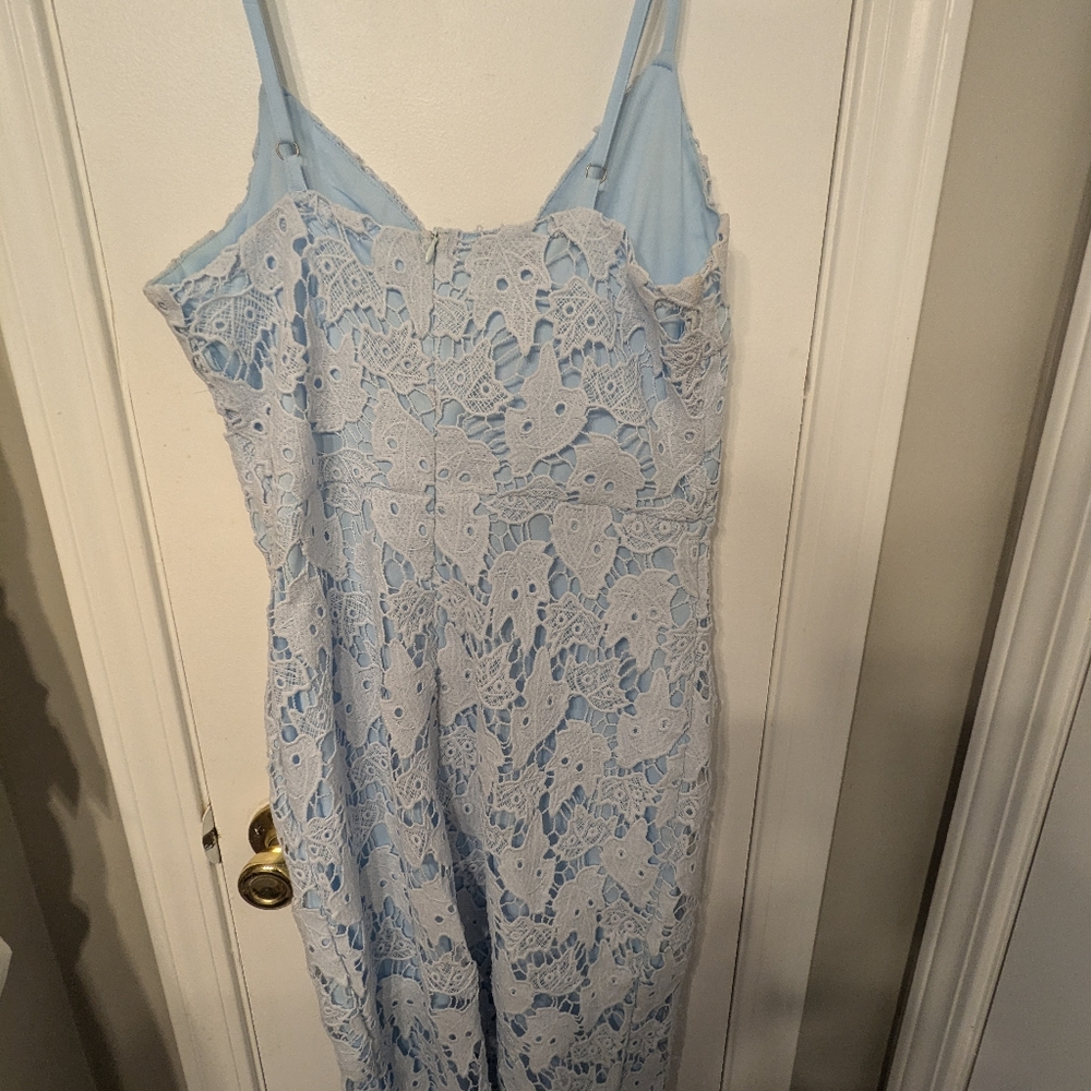 Blue dress